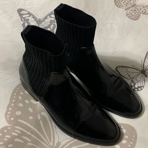 Vince black booties